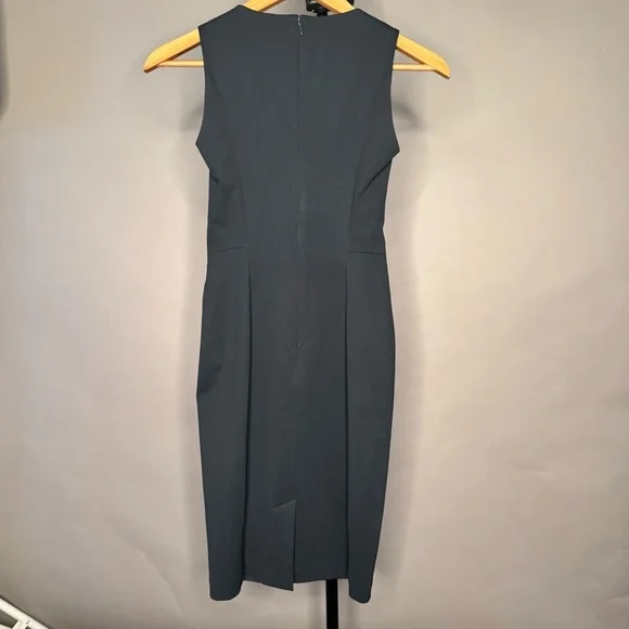 Ministry of Supply Women's Kinetic 4-Way Stretch Sheath Dress Navy Blue Size 0 - Picture 8 of 11